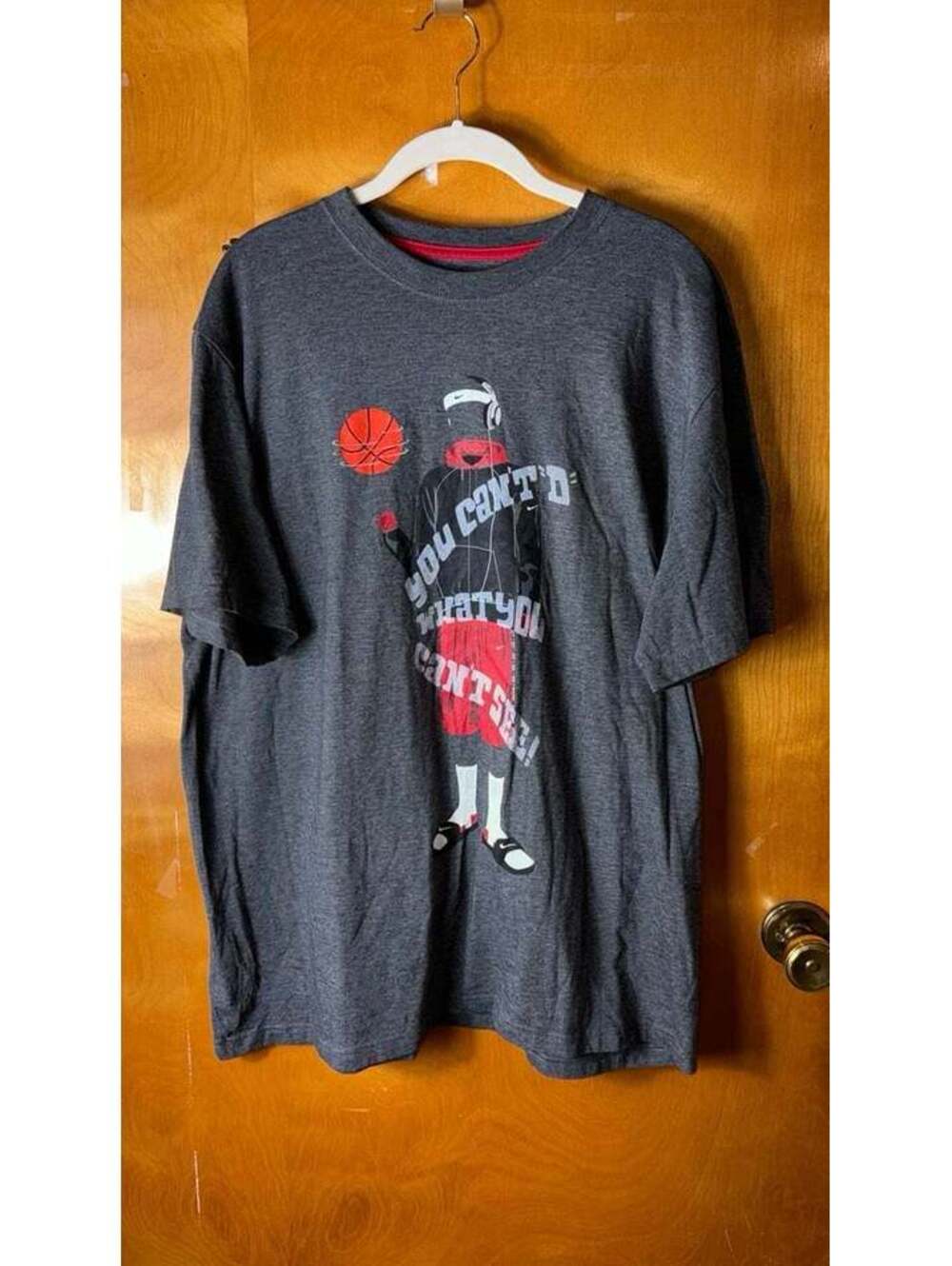 Nike Men’s Gray Basketball T Shirt Size XXL 2 XL